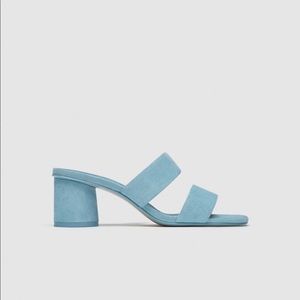 Zara Leather High Heel Sandals